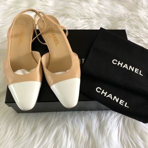 Chanel Slingback flats